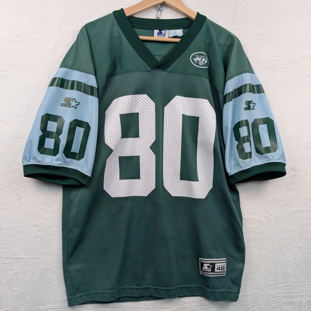 VTG New York Jets Starter Jersey Men's 48/L Green Wayne Chrebet NFL Sporty 90s